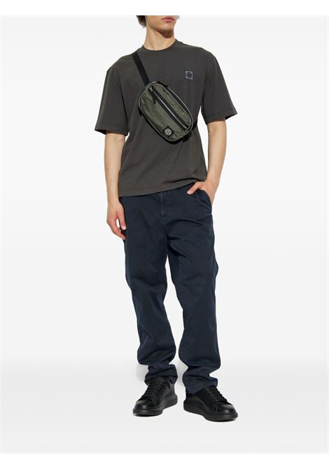 t-shirt combed organic cotton jersey uomo grigio piombo STONE ISLAND | K2S15 2100025 S0115V0062